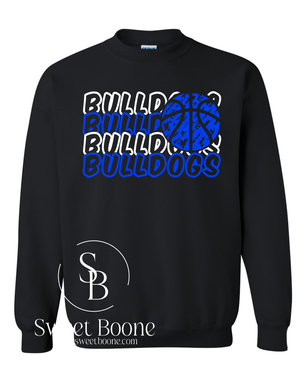 Bulldogs basketball grunge