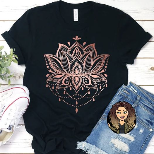 Lotus rose gold