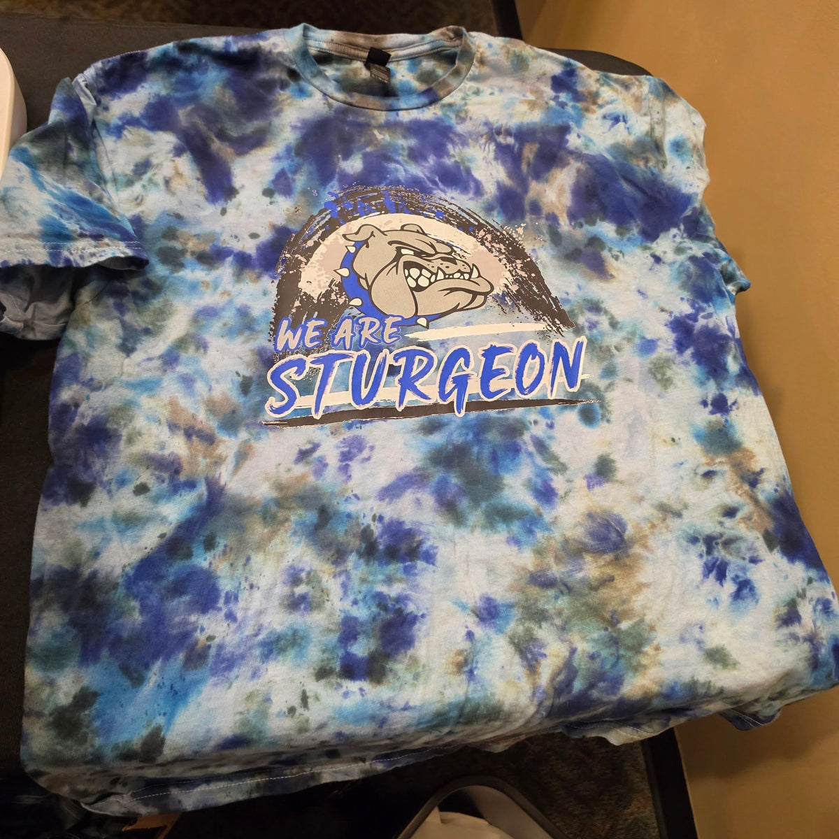 Custom Tie Dye We Are Sturgeon tshirts