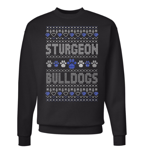Sturgeon Bulldogs ugly sweater