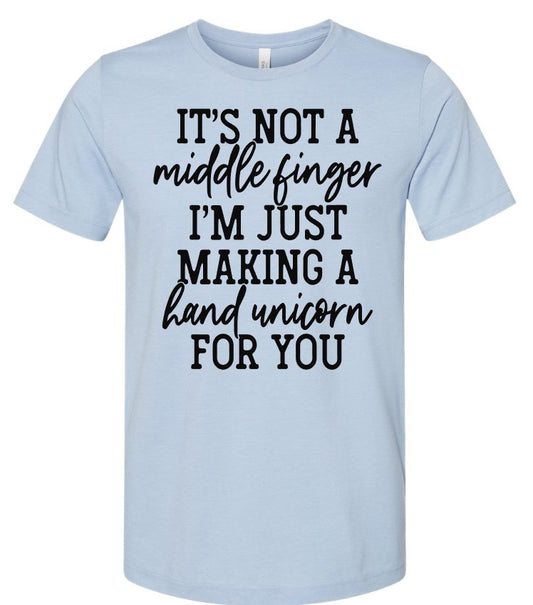It's not a middle finger
