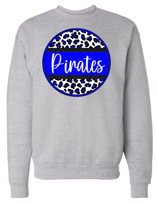 Youth leopard school colors circle