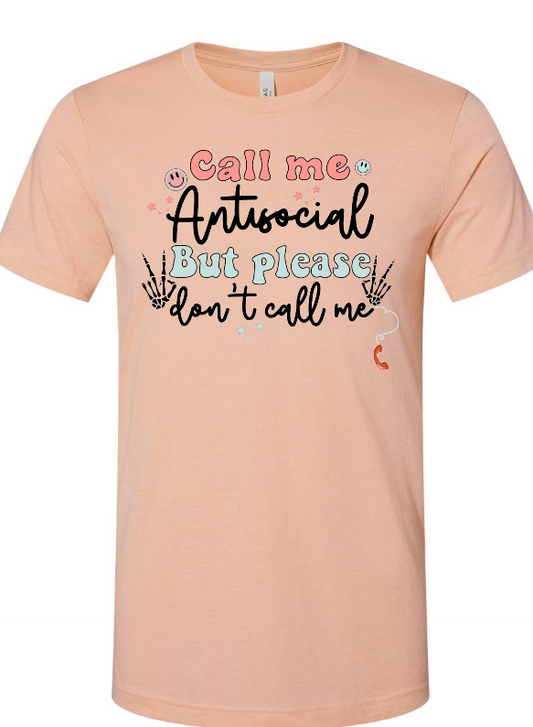 Call me antisocial