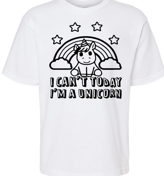 I can't today I'm a unicorn